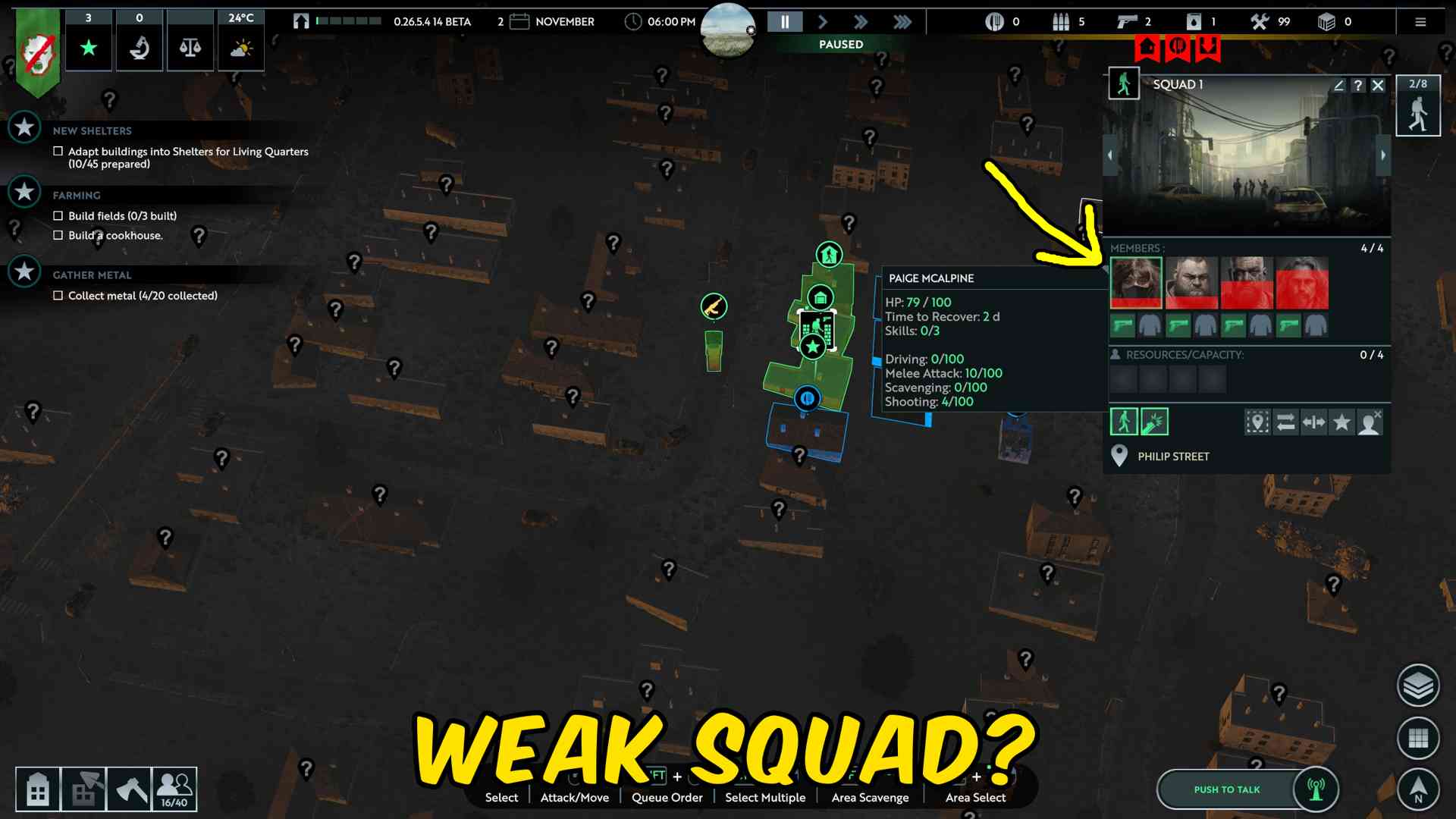 Infection Free Zone — Squad Manager